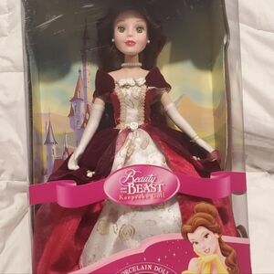 Disney Beauty and the Beast Keepsake Doll - Red and White